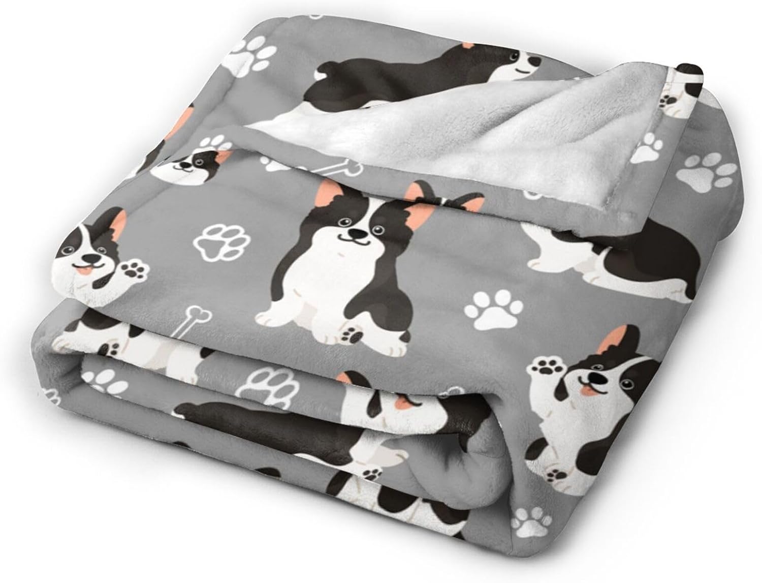 Corgi Blanket for Women Men, Cute Corgi Themed Design Printed Throw Blankets for Teens Adults Lap, Couch Bed, Warm Soft Cozy Blanket, 60"x 80"