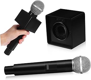 Fake Microphone Simulated Microphone American Plastic Toys Portable Mic Microphone for Kids Mic Logo Cube News Reporter Costume Simulation Mic Toy Microphone Toy