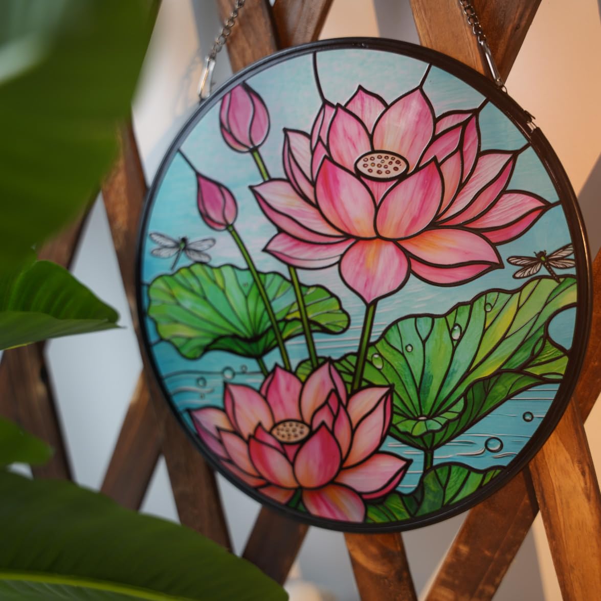 Acchiappasole a forma di fiore di loto da appendere alla finestra