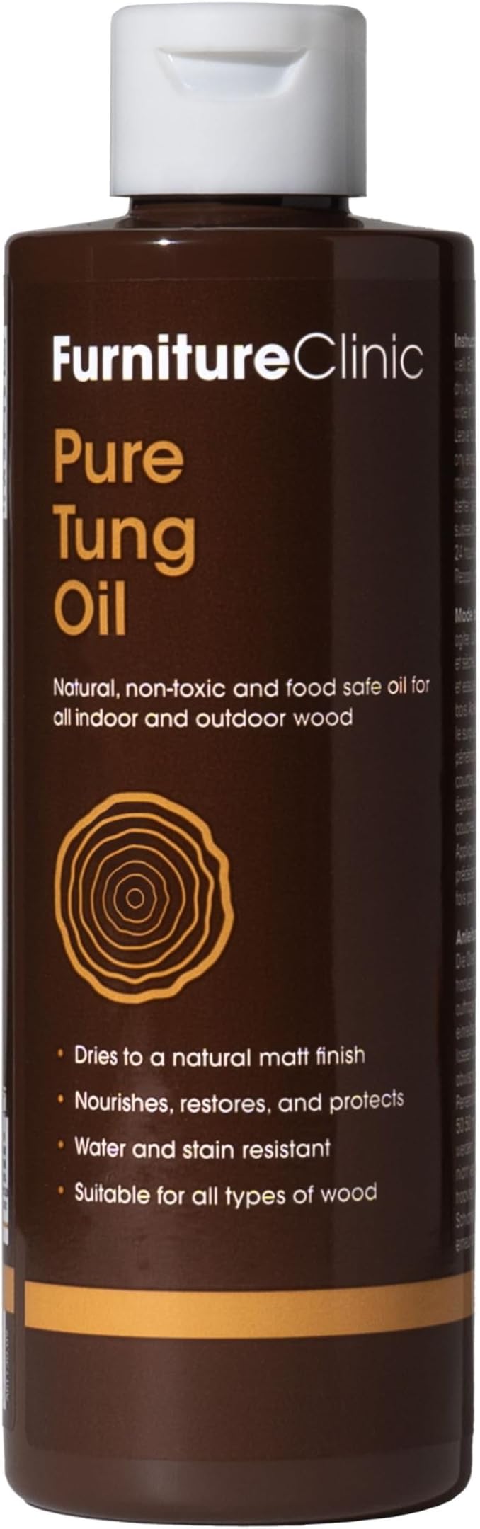 Olio Danese Per Legno Furniture Clinic 500ml | Per Interni Ed Esterni | Finitura Satinata Protettiva - Foto 2