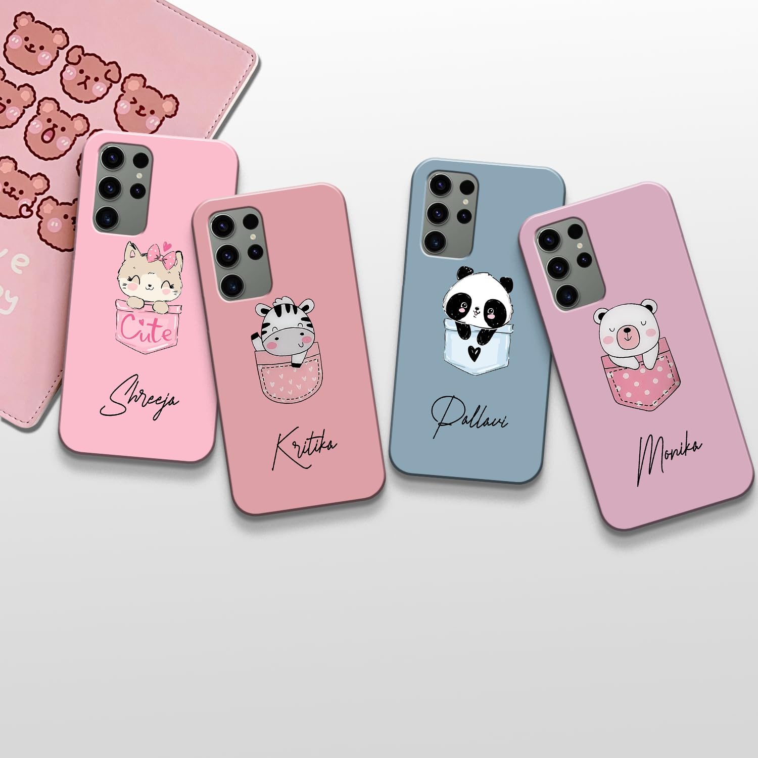 COLORflow Back Cover case Compatible with Samsung S23 Ultra | Cute Pocket Cartoon Customized Back Cover Compatible with Samsung Galaxy S23 Ultra (B0CVV2NS4R) Amazon Price History, Amazon Price Tracker