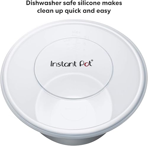 Miniatura 6 de Instant Pot carcasa de silicona para macetas de interior modelos para 5 o 6 cuartos de litro Tapa silicona Blanco transparente