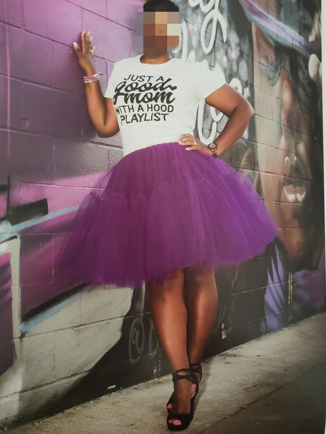 BABYONLINE D.R.E.S.S. Women Tutu Skirt Knee Tulle Skirt Petticoat Skirts Crinoline Rockabilly Tutu Skirts Slip