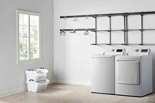 Miniatura 8 de Rubbermaid FastTrack - Gancho de pared para garaje, soporte de pared para herramientas y colgador de herramientas resistente para el hogar, garaje