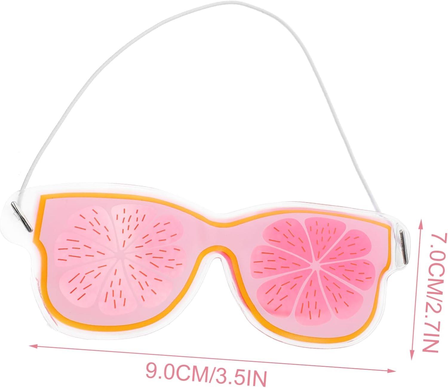 FOMIYES 4Pcs Reusable PVC Eye Mask Mixed Color Gel Cooling Eye Masks for Puffiness Relief and Eye Fatigue Shading Blindfolds for Relaxation and Soothing
