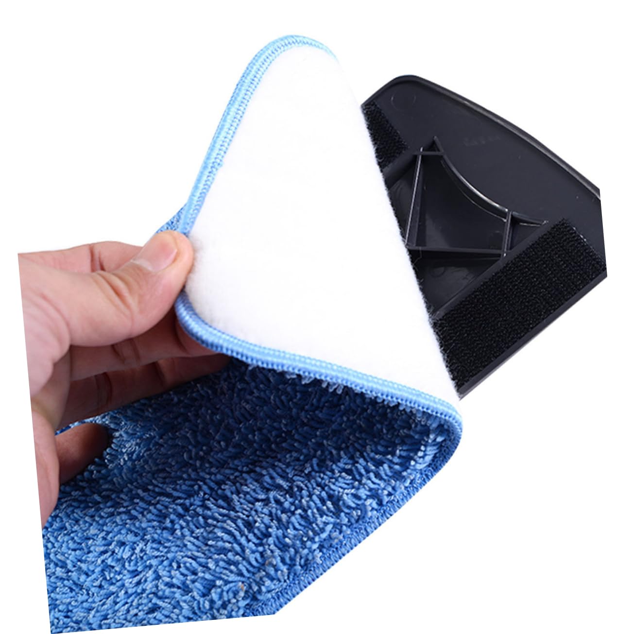 GLEAVI 10pezzi Panni per Mop Microfibra Testa di Ricambio per Mop Bagnato e Asciutto Assorbimento Efficiente e Facile da Pulire