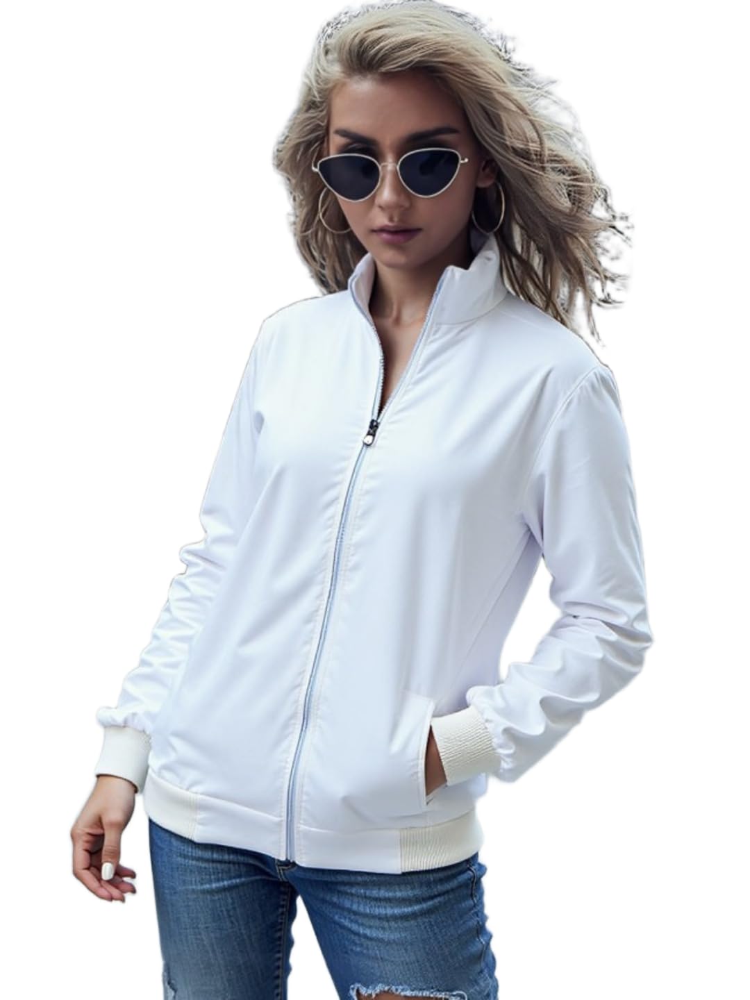 Full Sleeve Jacket,Women Jacket,Black Windcheater-picture-33