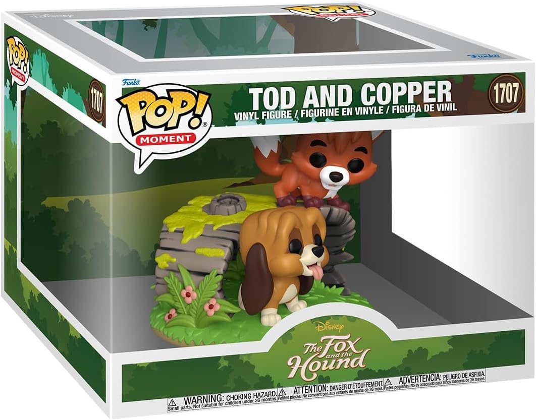 Funko Pop! Moment: The Fox and the Hound - Tod and Copper - Collectable Vinyl Figure - Gift Idea - Official Merchandise - Toys for Kids & Adults - Cartoon/Animation Fans