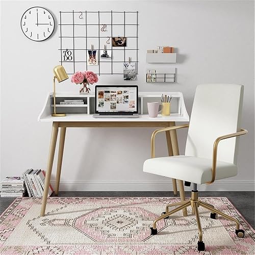 Miniatura 2 de Alton - Escritorio para computadora de escritura, estación de trabajo para computadora portátil, mesa de estudio simple retro para oficina en casa,