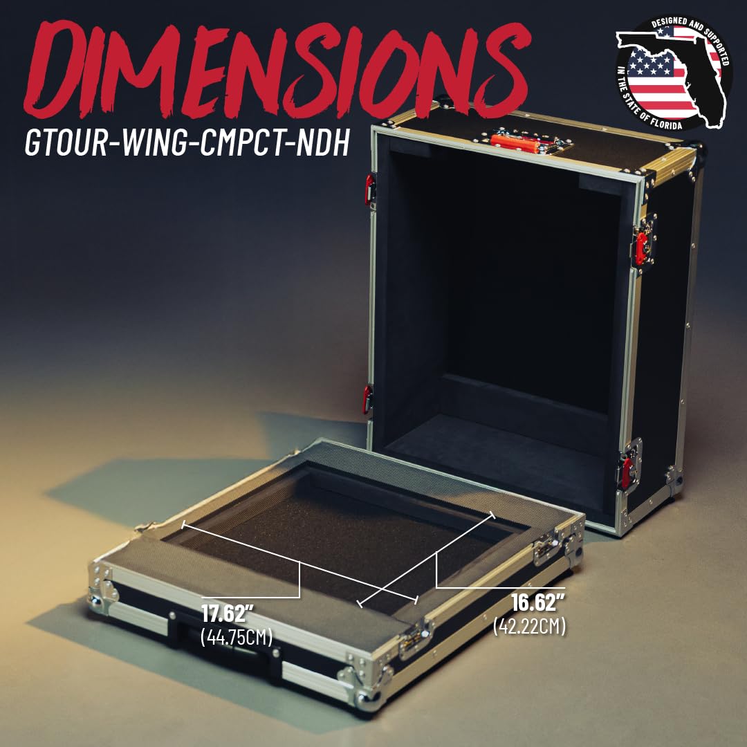 Gator Case für Behringer Wing Compact Mixer (GTOUR-Wing-CMPCT-NDH)