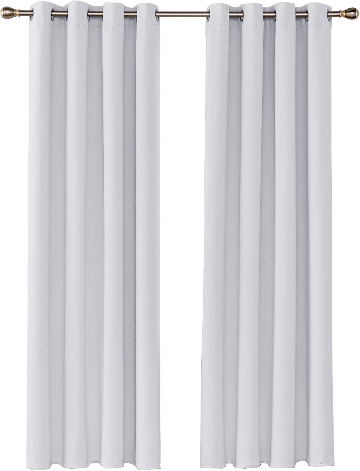 pannello tenda per camera da letto grigiastro