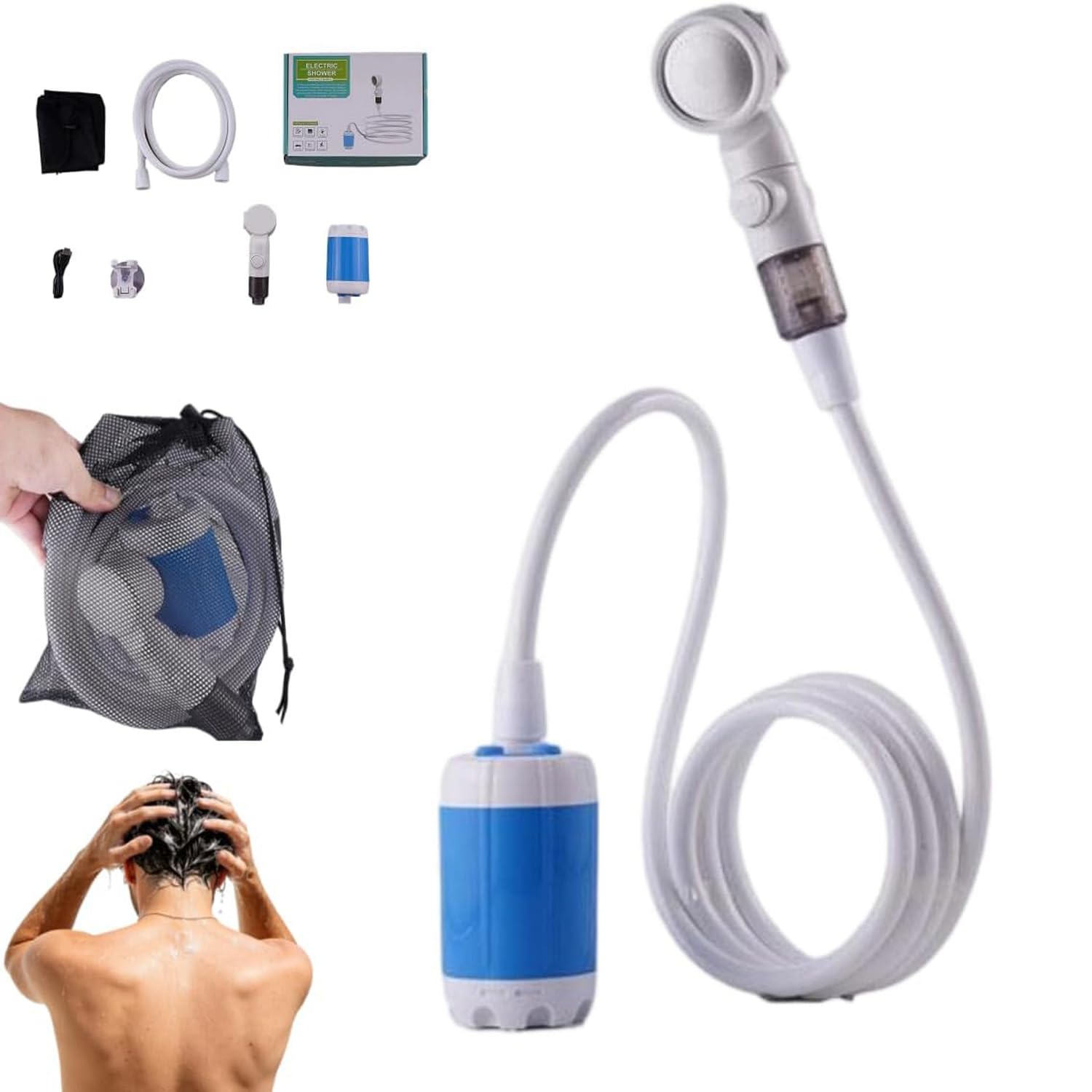 Portable Camping Shower, 2026 New Outdoor Camp Shower Pump