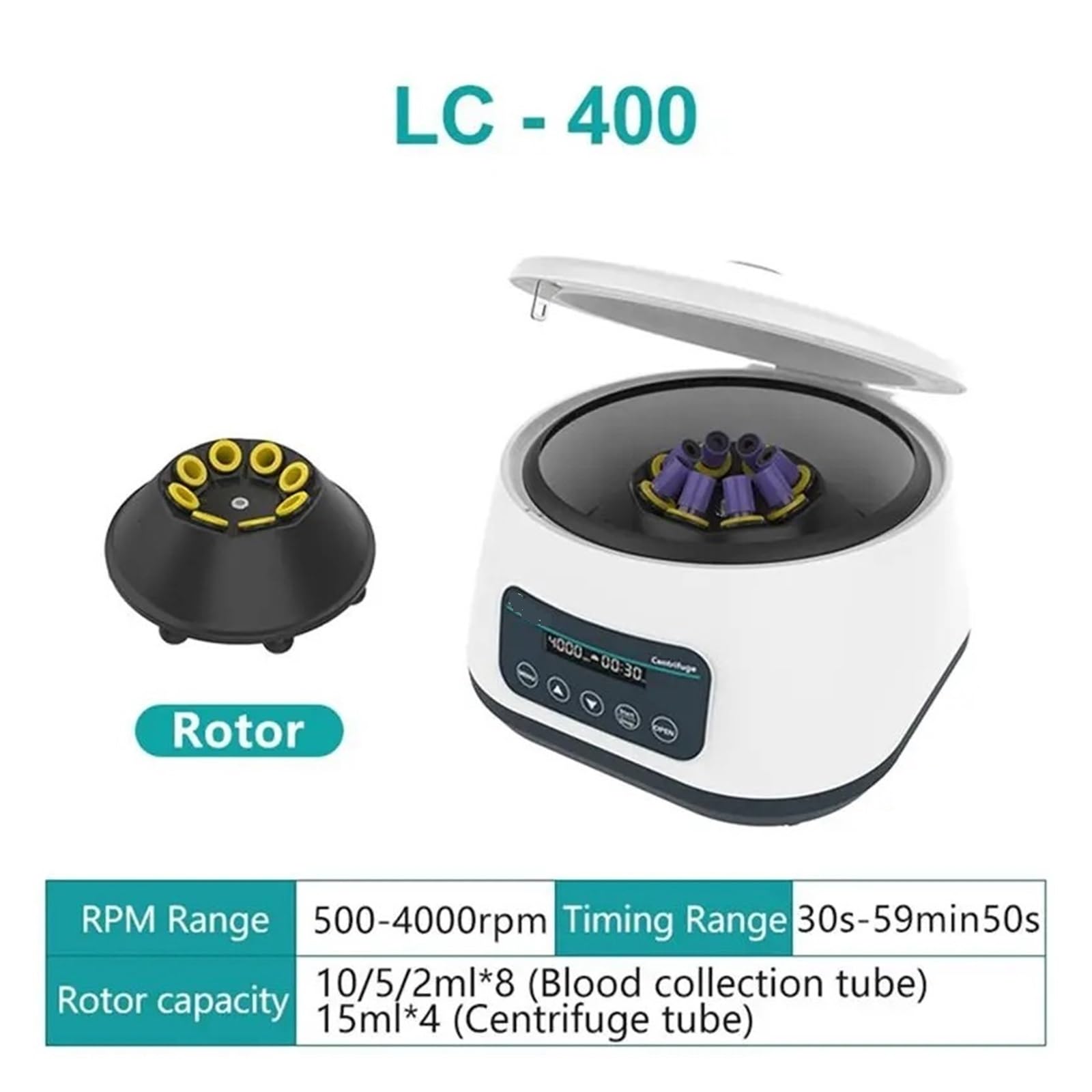 Wirówka laboratoryjna, Laboratorium Wirówki Plazmowej Cyfrowa Wirówka Prp Do Probówki Z Krwią 2/5/10 Ml I Wirówkowej 15