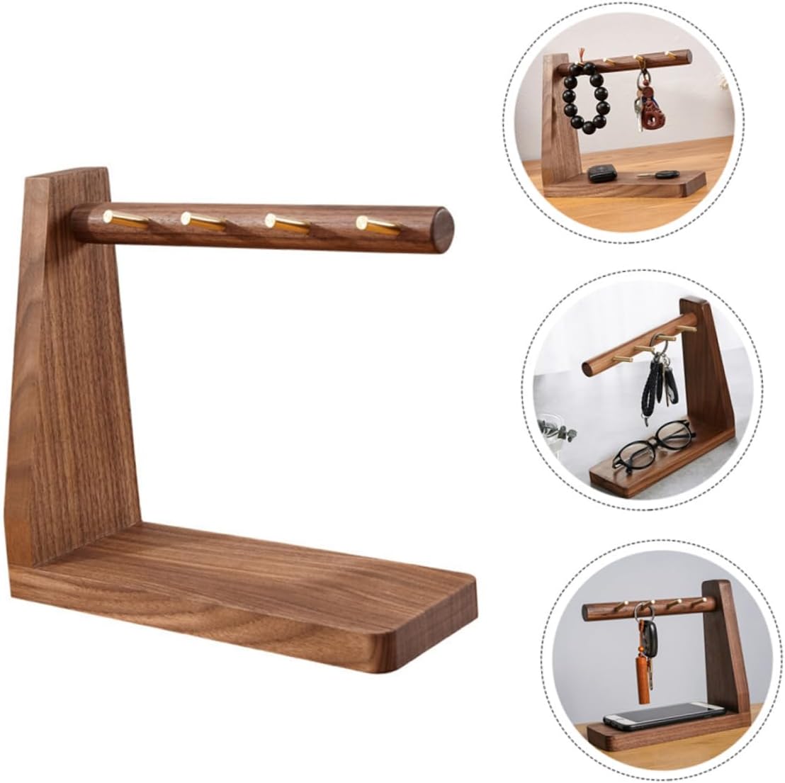 Stable Key Hanger for Home Key Rack Keychain Retro Storage Rack Mail Holder for Wall
