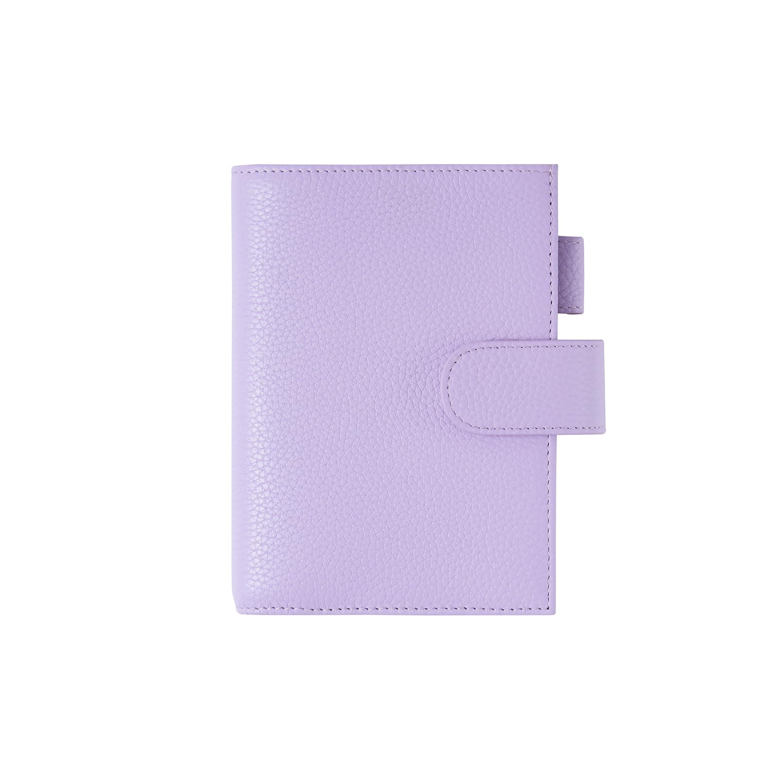 Moterm Leather Cover for Moleskine - Fits Daily/Weekly Planner and Classic, with Pen Loop, Card Slots and Back Pocket (Pebbled-Lavender)