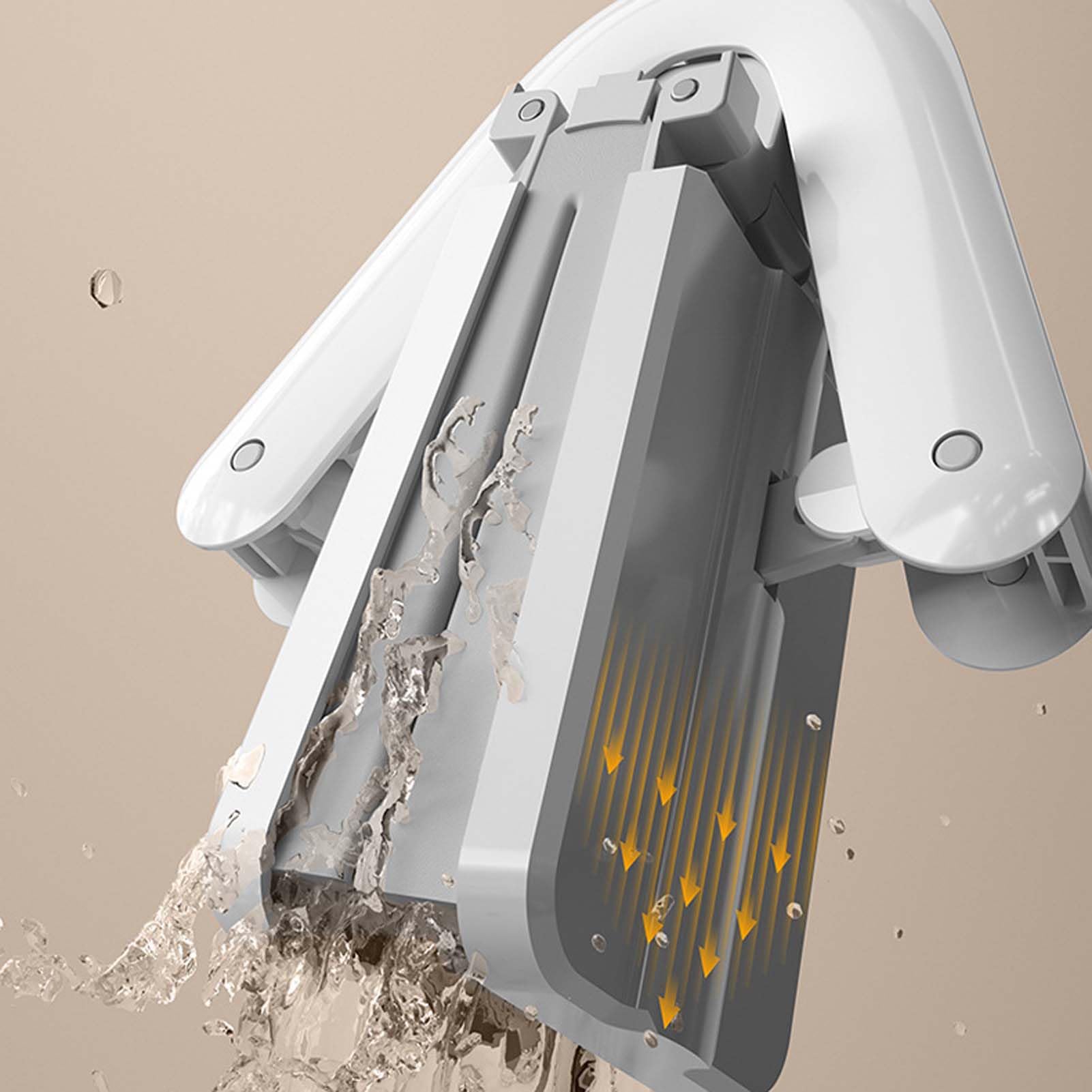 Mopa Fregona con Microfibra Lavable, Fregona para Limpiar Suelos, Paño Reutilizable Absorbente, Limpiador De Suelos con Mango Telescópico Ajustable para Cocina Baño Y Diferentes Superficies