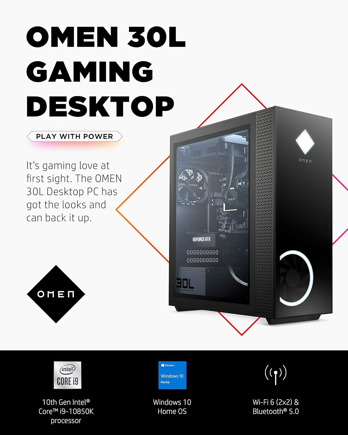 Amazon.com: HP OMEN Gaming Desktop PC, Intel Core i9-10850K 