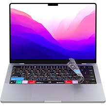 Logic Pro X Keyboard Cover for 14" & 16" MacBook Pro 2021+ with M1 Chip - All of the shortcuts at your fingertips Does not fit older Macs