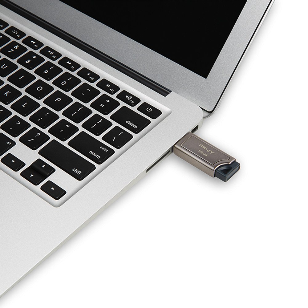 PNY PRO Elite - Chiavetta USB 3.1 da 128 GB, design in metallo di alta qualità, fino a 400 MB/s in lettura e 180 MB/s in scrittura, compatibile con PC e Mac, USB 3.0/2.0, ideale per giocatori