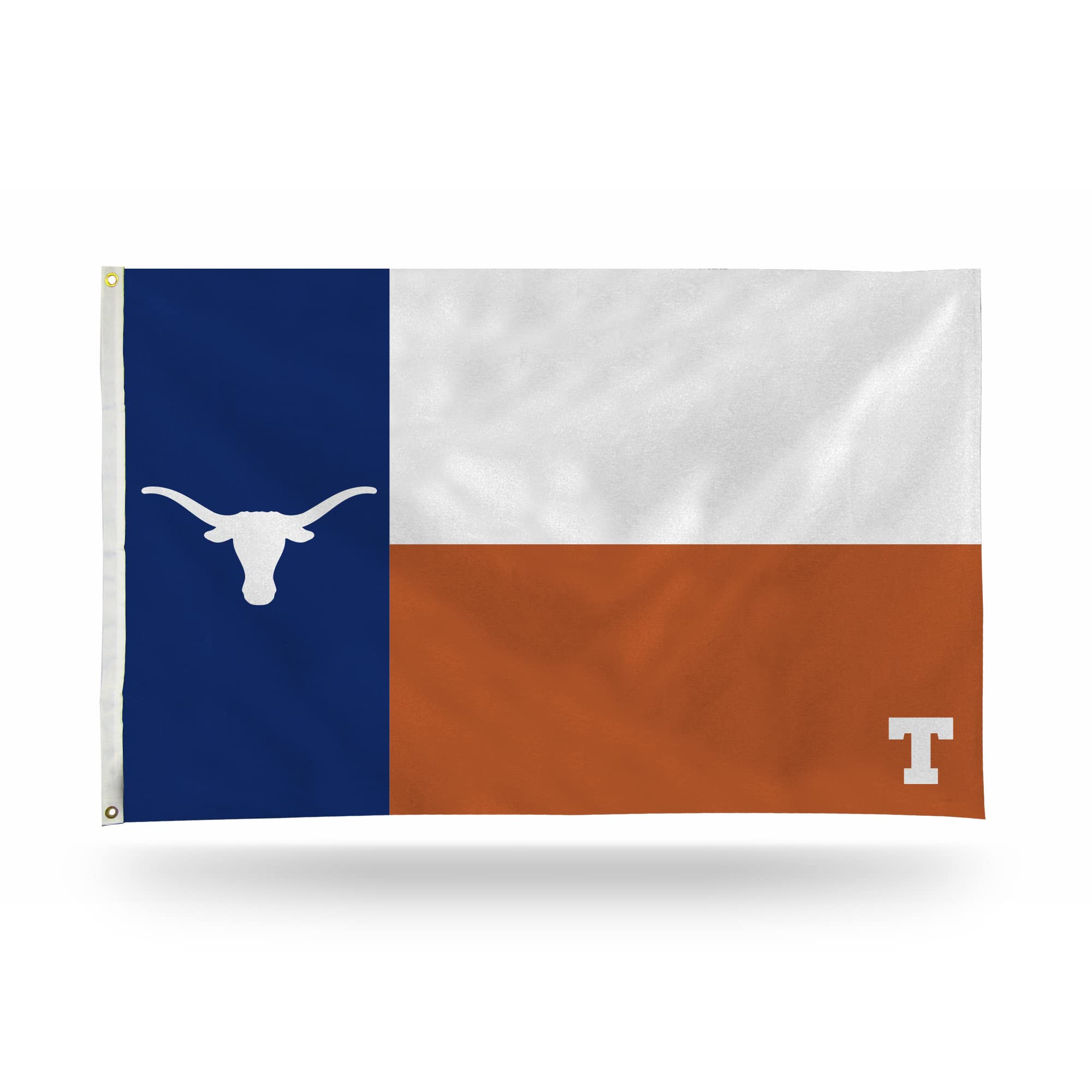 Rico Industries NCAA Texas Longhorns 3' x 5' Banner Flag Single Sided - Indoor or Outdoor - Home Décor