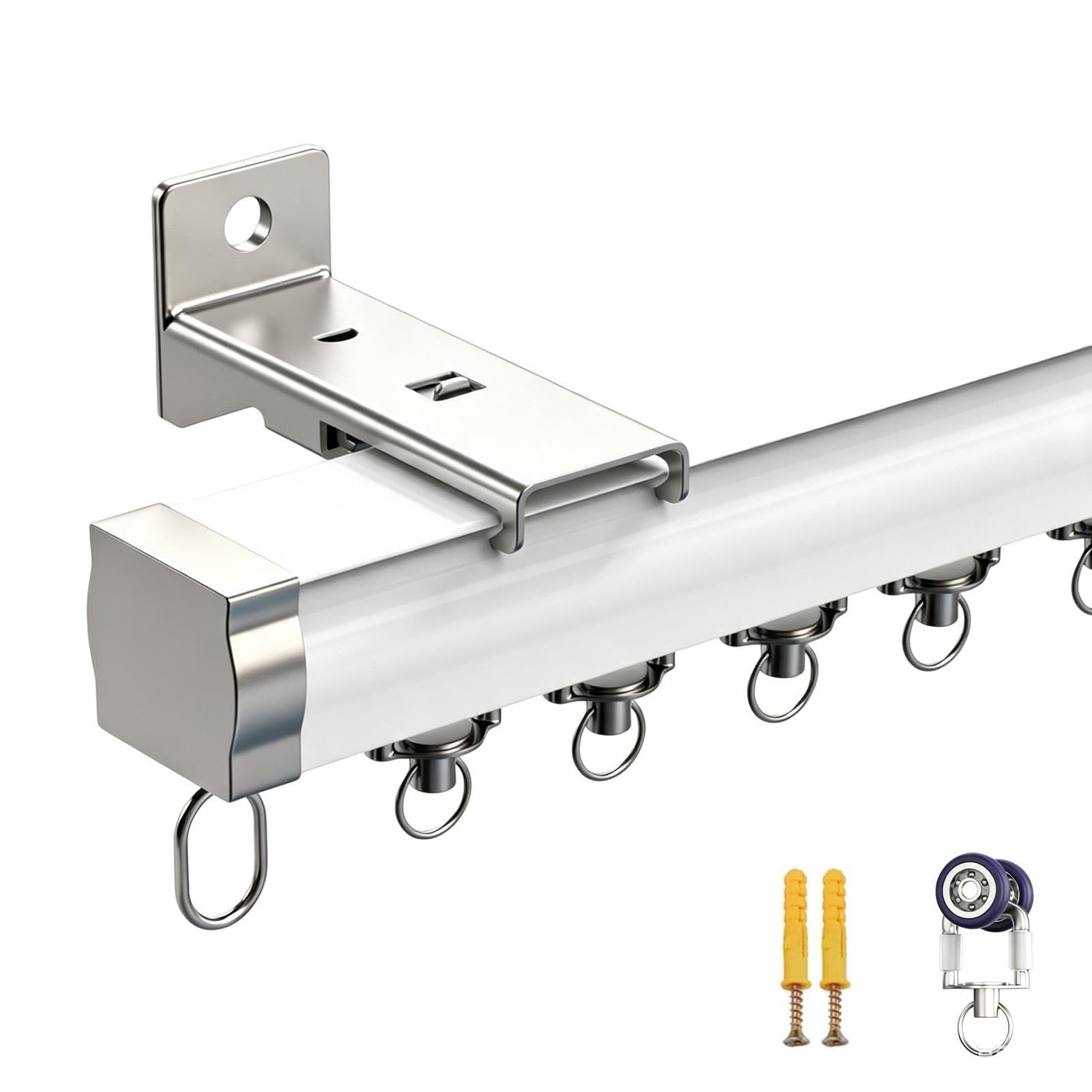 Rail À Rideaux en Aluminium pour de Plafond et Mural