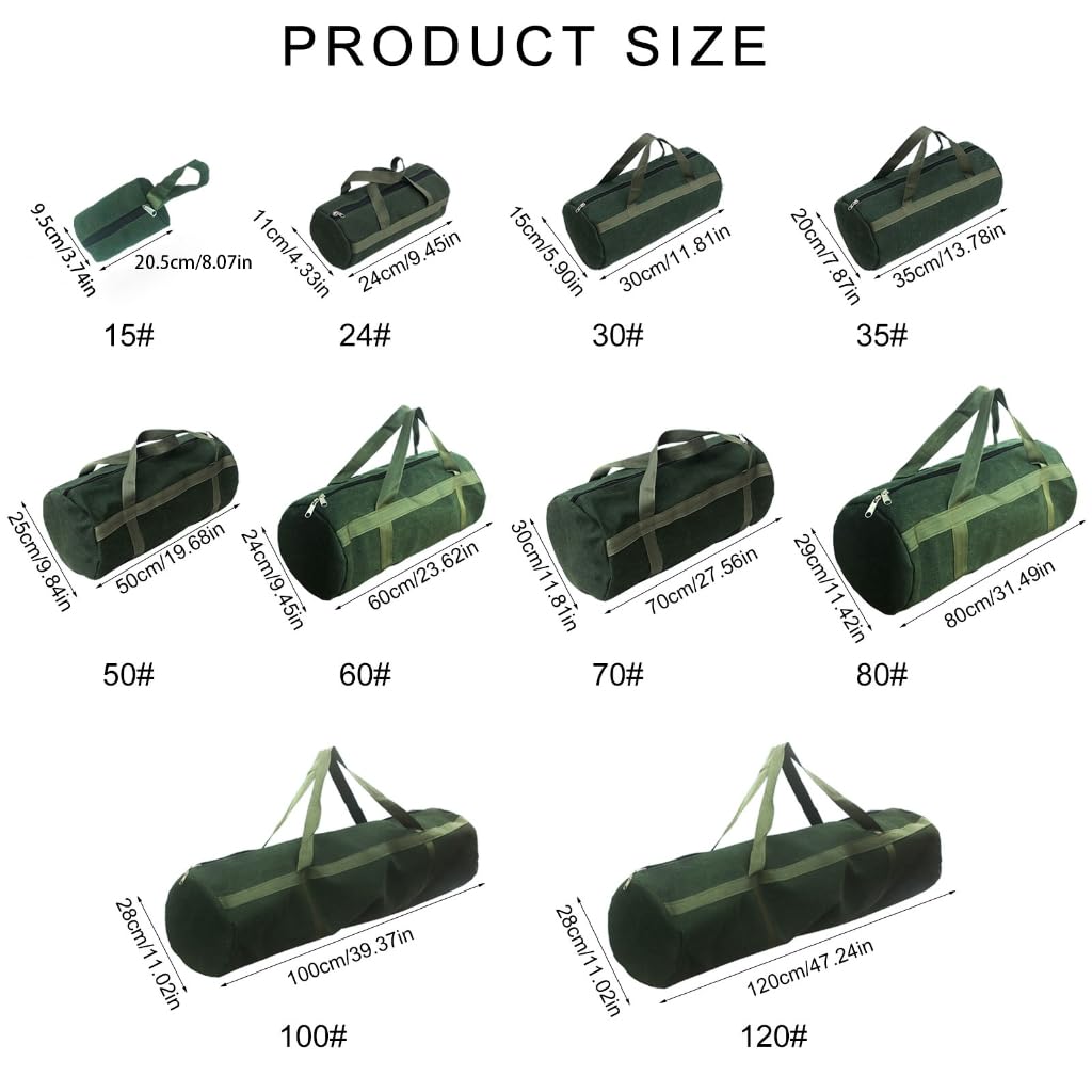 Werkzeugtasche Aus Gewachstem Segeltuch - 30 Fächer, 35.6cm, Wasserdicht Für Elektriker & Handwerker