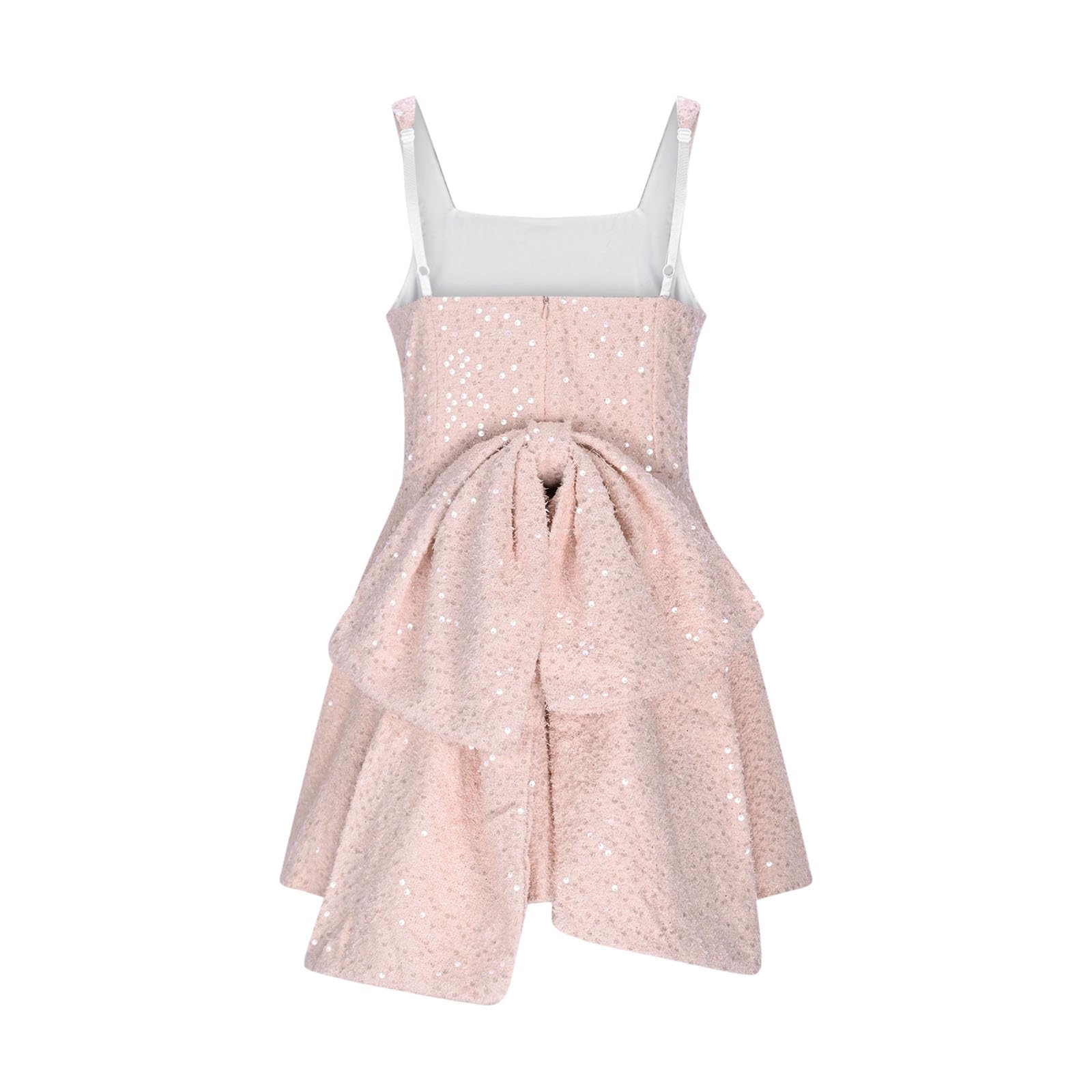 A-Linie Kleid Damen,Ärmellos Partykleid mit Fliege Swing Kleider Sexy Kurze Partykleider Tanzen Midikleider Elegant Abendkleider Korsett Kleid Cocktailkleid Wickelkleid Ballkleider