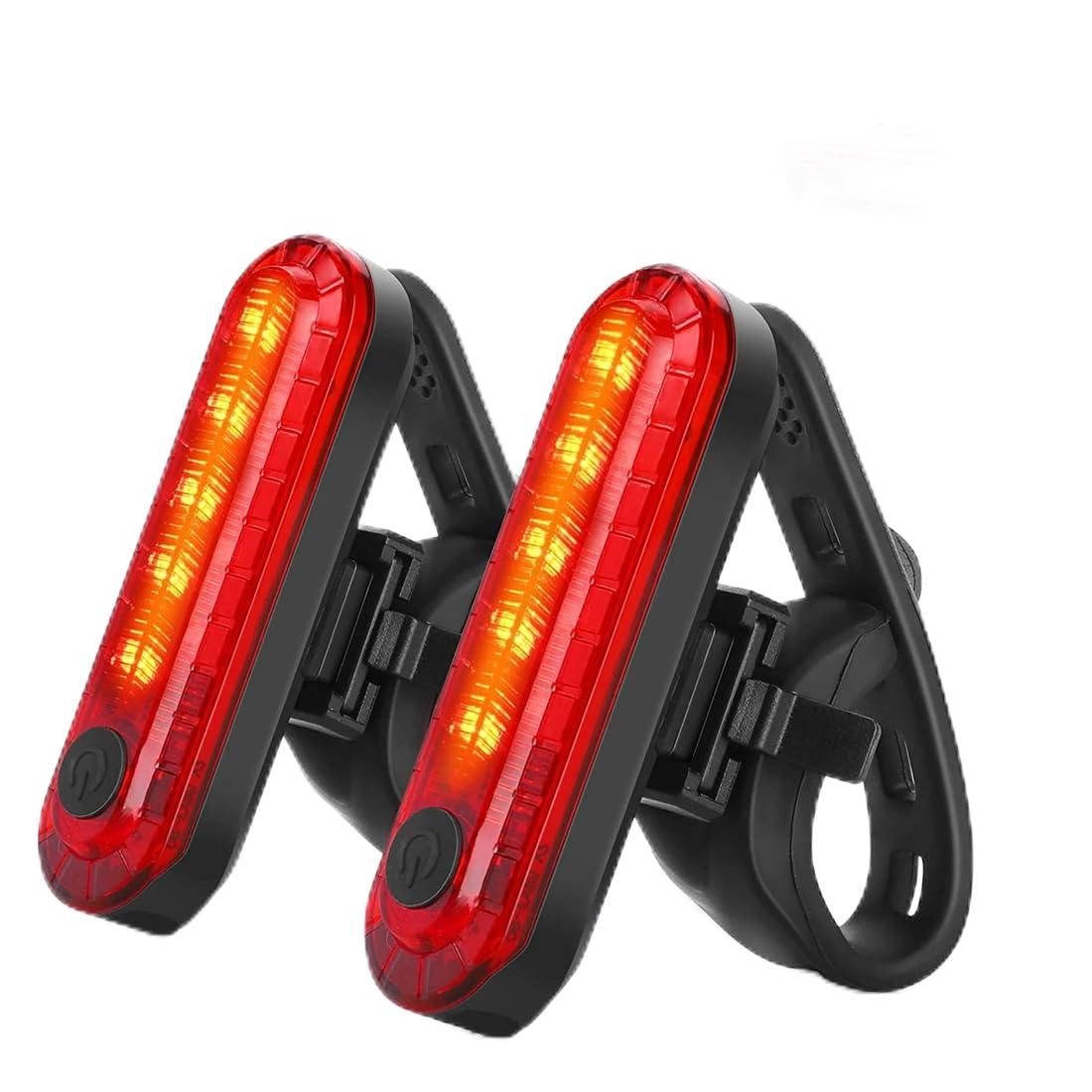 Feu arrière vélo LED USB étanche pour VTT, vélo course, E-Bike - Rouge, Style 3