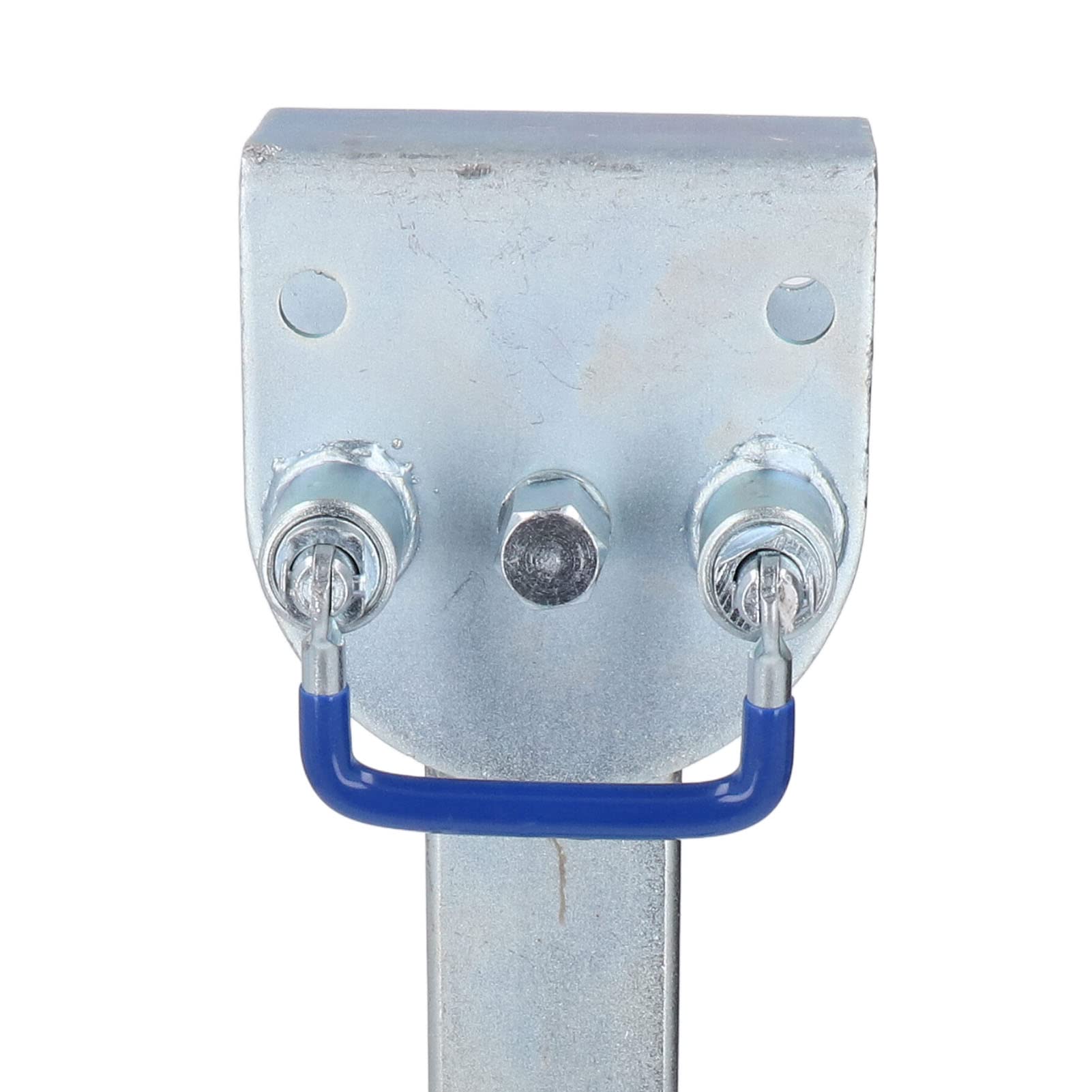 Soporte de Gato para Remolque de 440‑690 Mm Pata Abatible 2000 Kg Cojinete de Carga Hierro Galvanizado para RV Autocaravana Camper Caravana Bases de Mesa de Restaurante Accesorios para Remolques