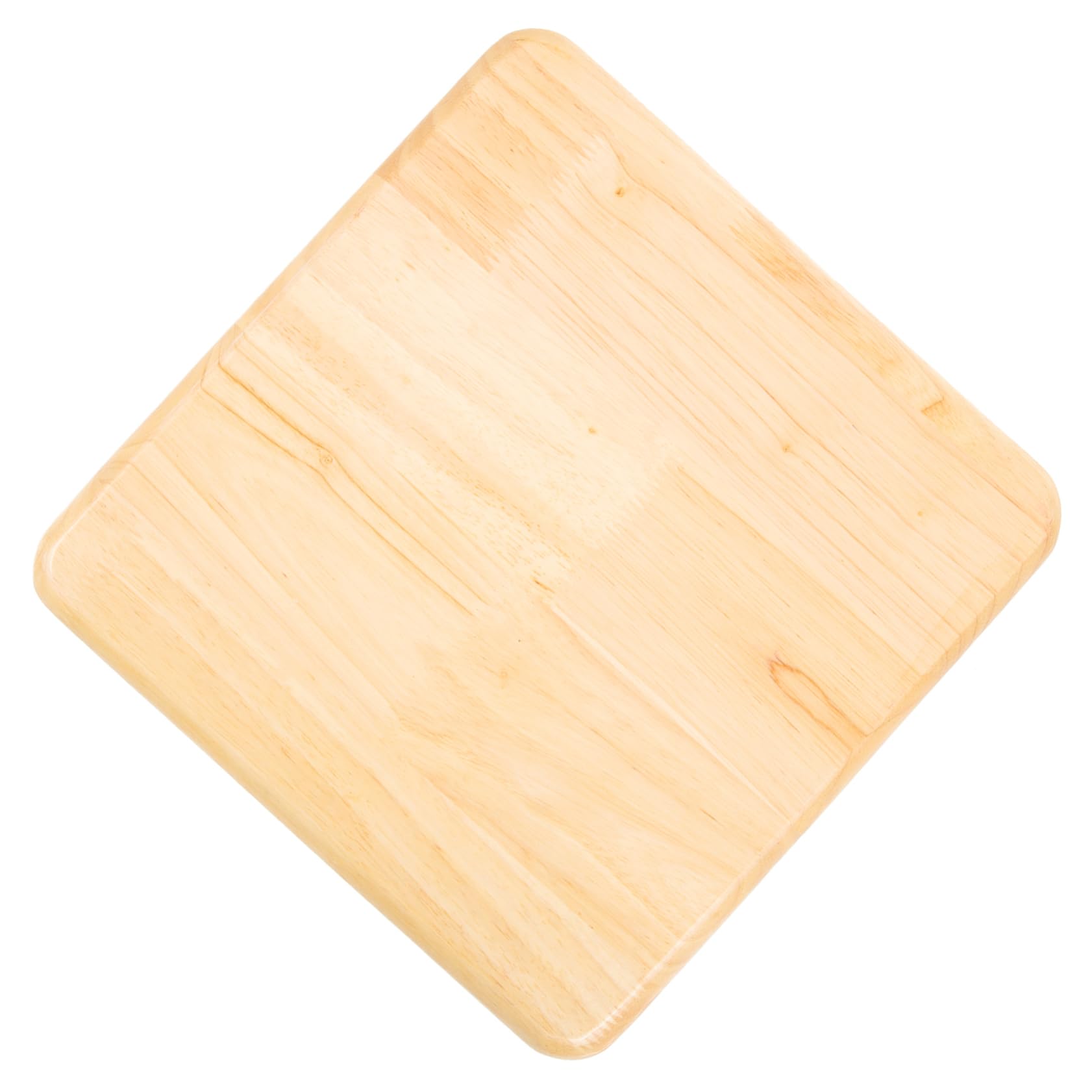 Siège de tabouret carré 30x30 cm en bois massif naturel pour chaise de cuisine