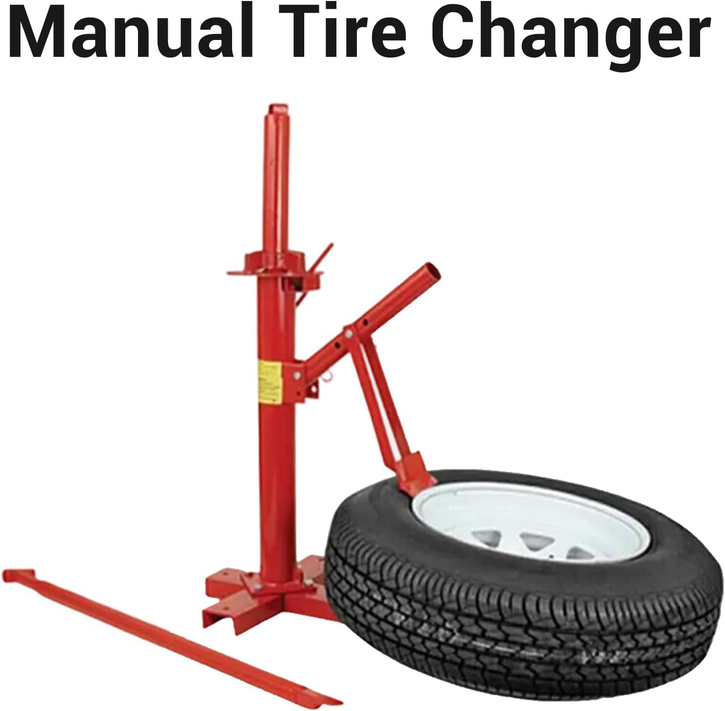 Acouto Manual Tire Changer Portable Hand Bead Breaker Tool 8 to 16in for Cars Trucks Motorcycles with High Strength Metal Lever for Efficient Tire Removal