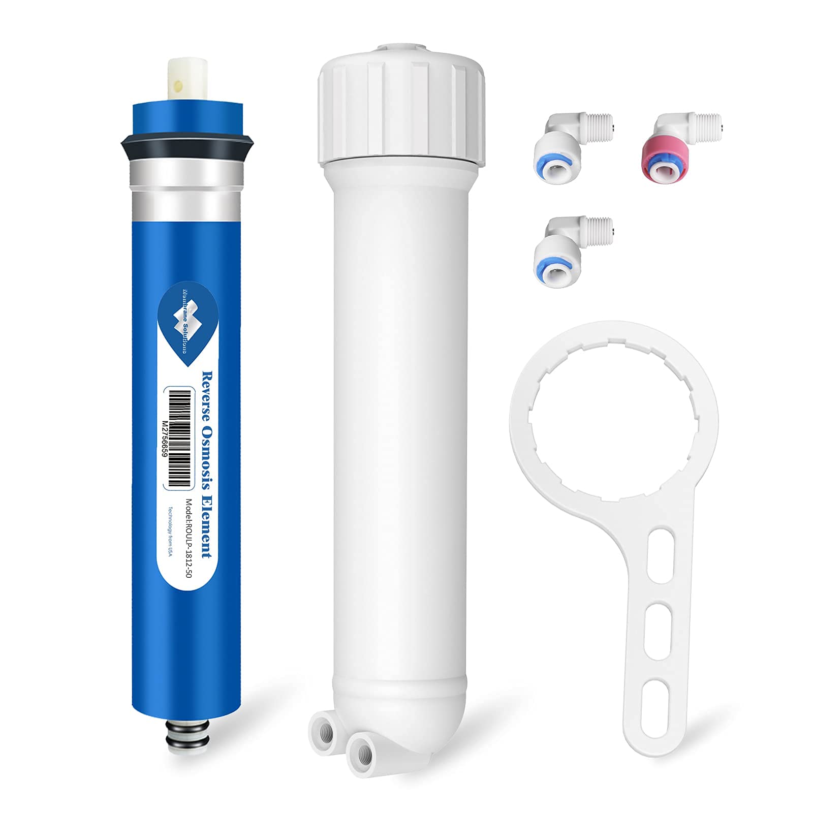 Buy 50GPD Reverse Osmosis Membrane and 1812/2012 RO Filter Housing