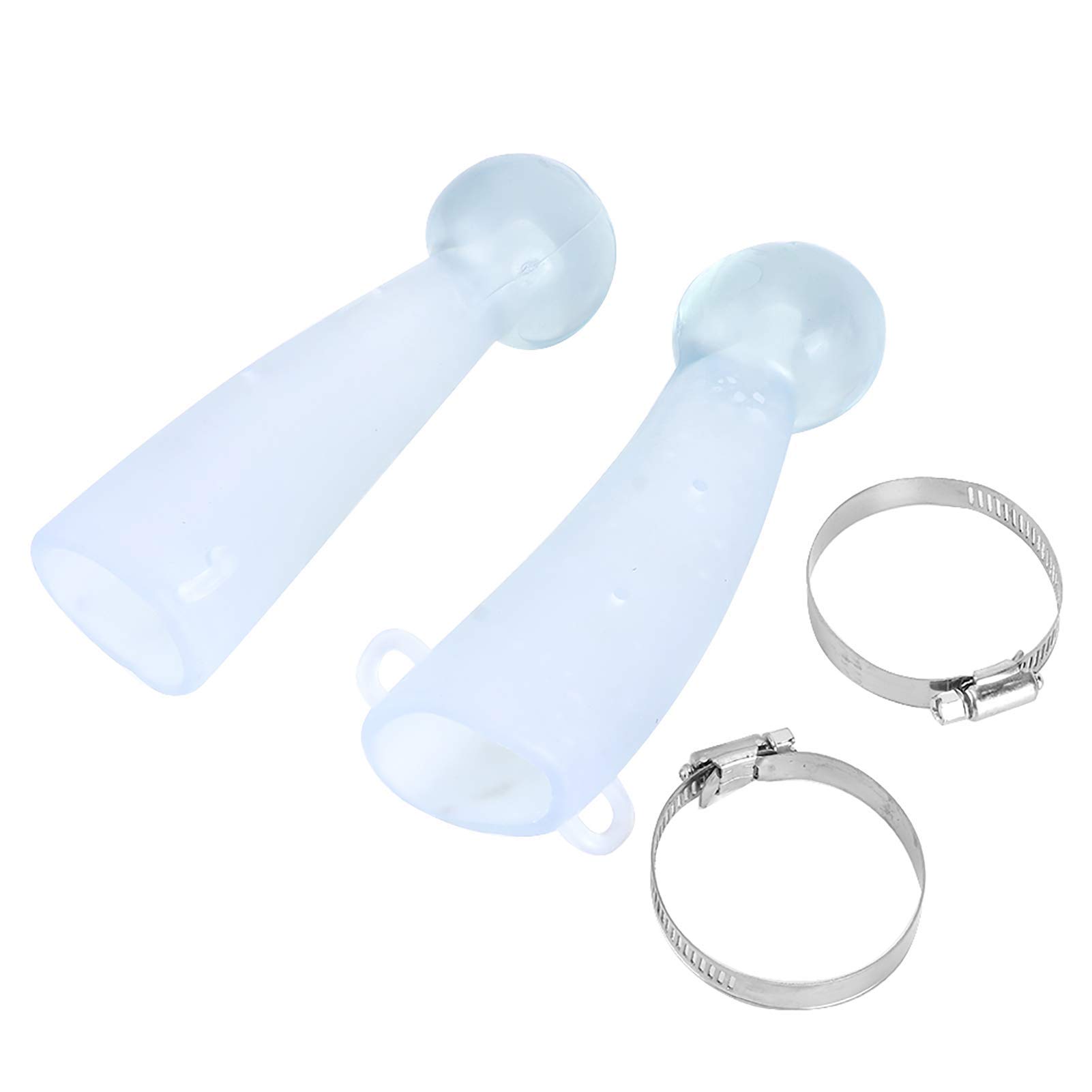 2PCS Cow Horn Protector, Silicone Goats Calf Cattle Bull Cow Horn Cover Round Cornered Anti Fight Protective Cover Protector for Anti-Collision