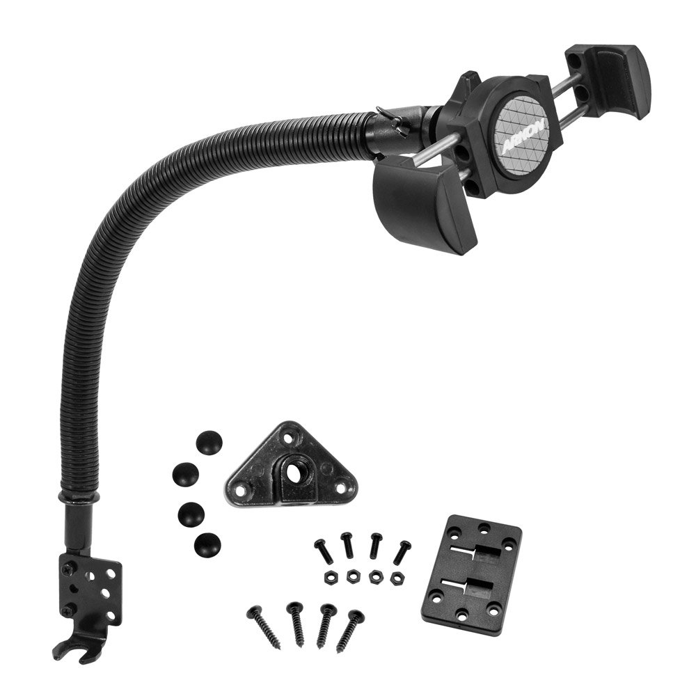 ARKON Mounts RoadVise XL Car Seat Rail or Floor Phone Mount For Cars and Trucks Adjustable Phone Holder
