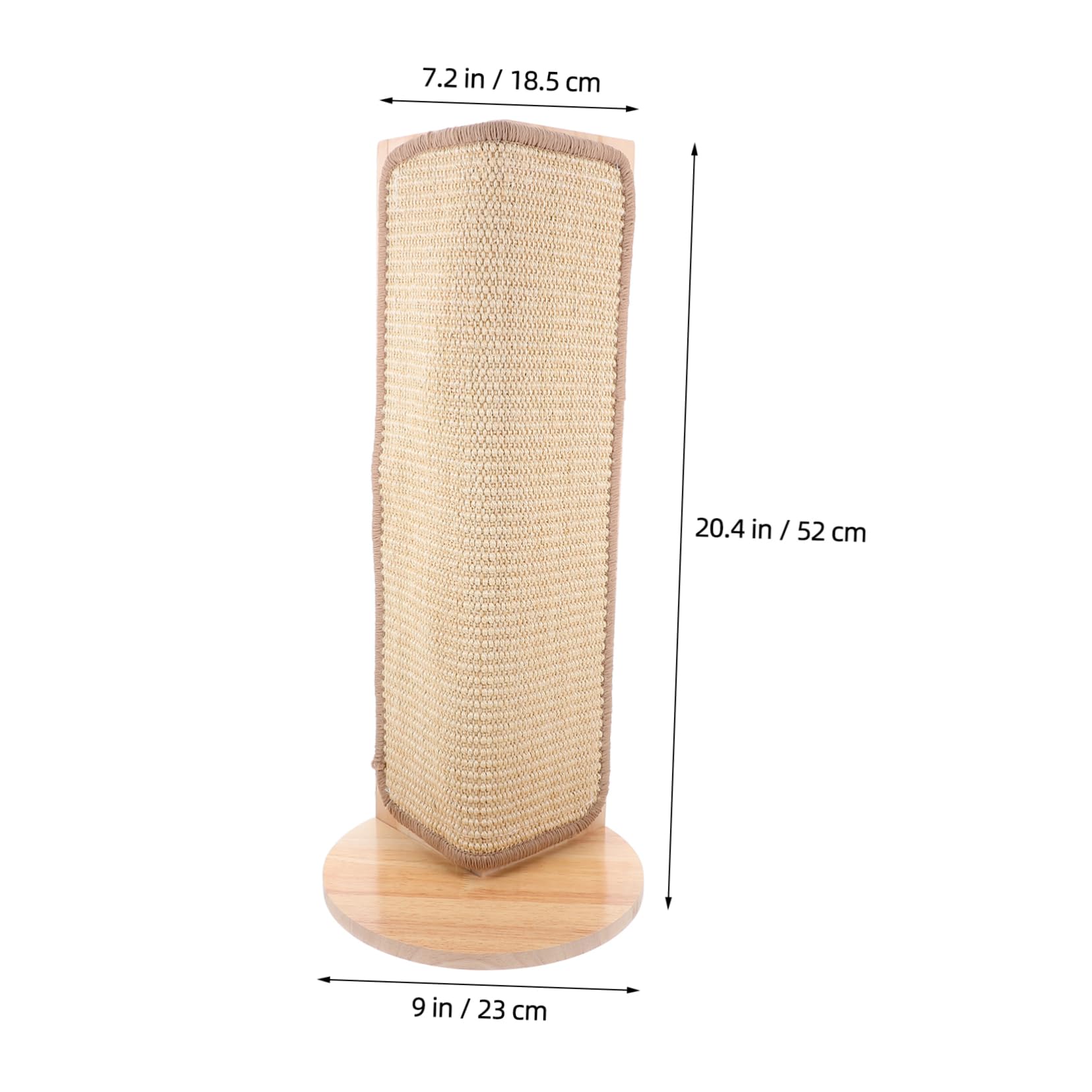 CIYODO Katzenkratzecke aus Natürlichem Sisal und Holz Langlebiger Möbelschutz für Wand und Sofa Installieren Minimalistisches Design für Stilvolle Heimdekoration