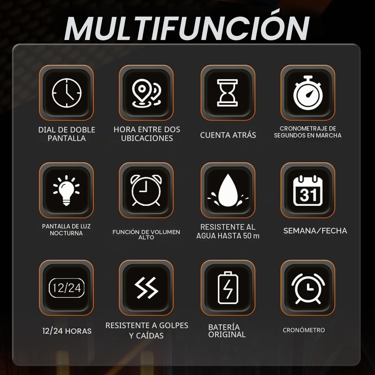 Reloj de pulsera analógico digital para hombre, impermeable, deportivo, militar, táctico, casual, de cuarzo, con cronómetro, alarma de cuenta regresiva, pantalla curvada, para hombre