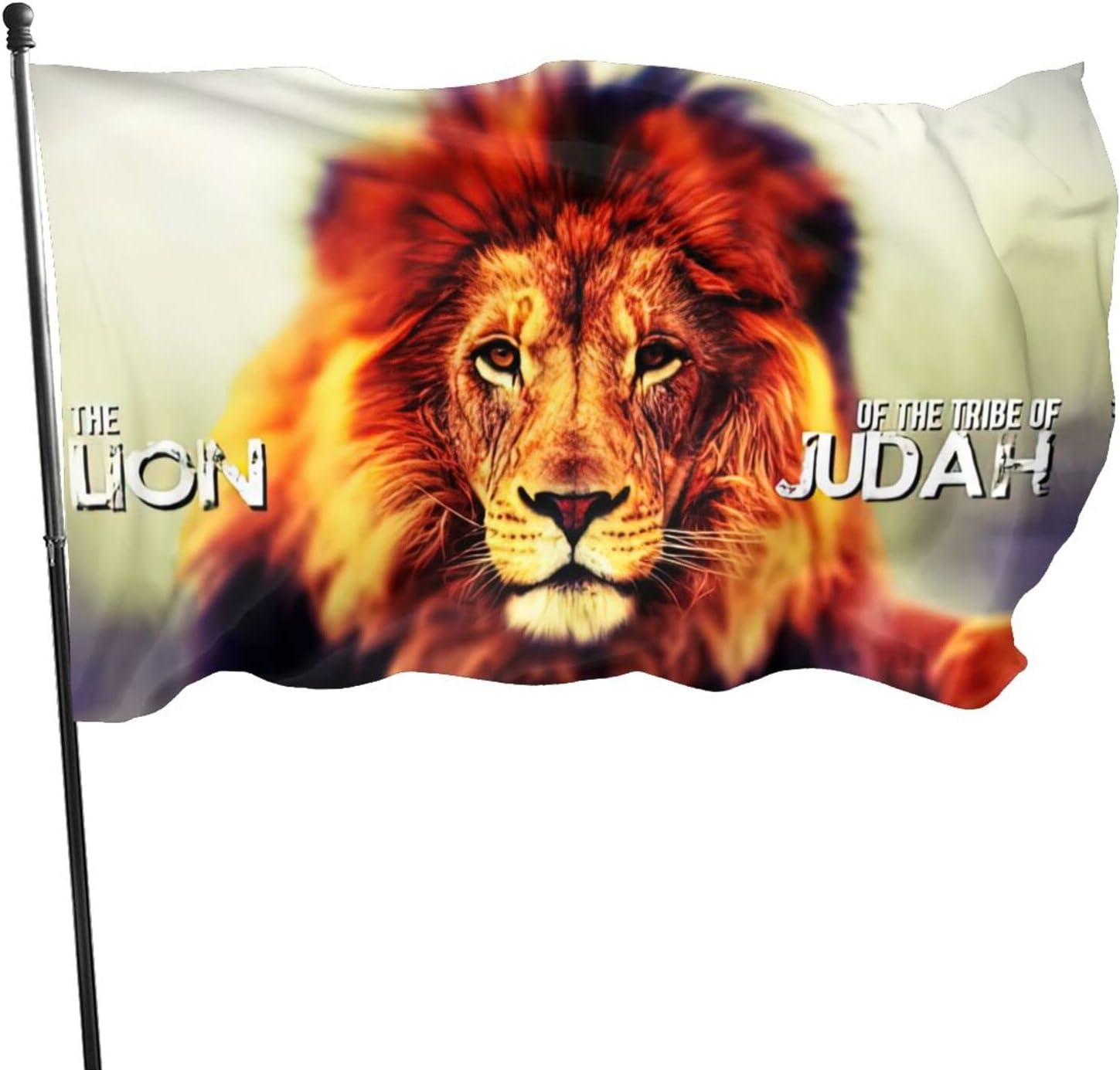 UDaoli Tribe Of Judah Lion 3x5 Flag, Uv Fade Resistant