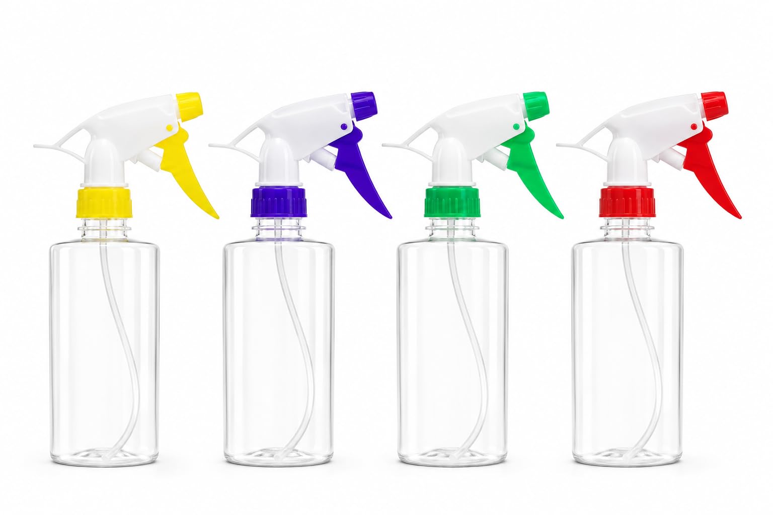 Green Snap Clear Plastic Spray Bottle, 500 ml, Fine Mist with Adjustable Nozzle, Leak-Proof, Reusable, for Plants, Cleaning, Ironing, Pet Care, Pack of 2 Random Color will be sent (4)-image-42