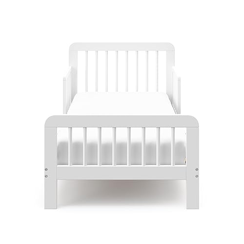 Vista 55 de Storkcraft Pasadena - Cama infantil (negro) – Certificado GREENGUARD Gold, se adapta a colchones estándar de cuna y niños pequeños, barandillas