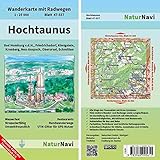  Hochtaunus: Wanderkarte mit Radwegen, Blatt 47-557, 1 : 25 000, Bad Homburg v.d.H., Friedrichsdorf, Königstein, Kronberg, Neu-Anspach, Oberursel, ... (NaturNavi Wanderkarte mit Radwegen 1:25 000)