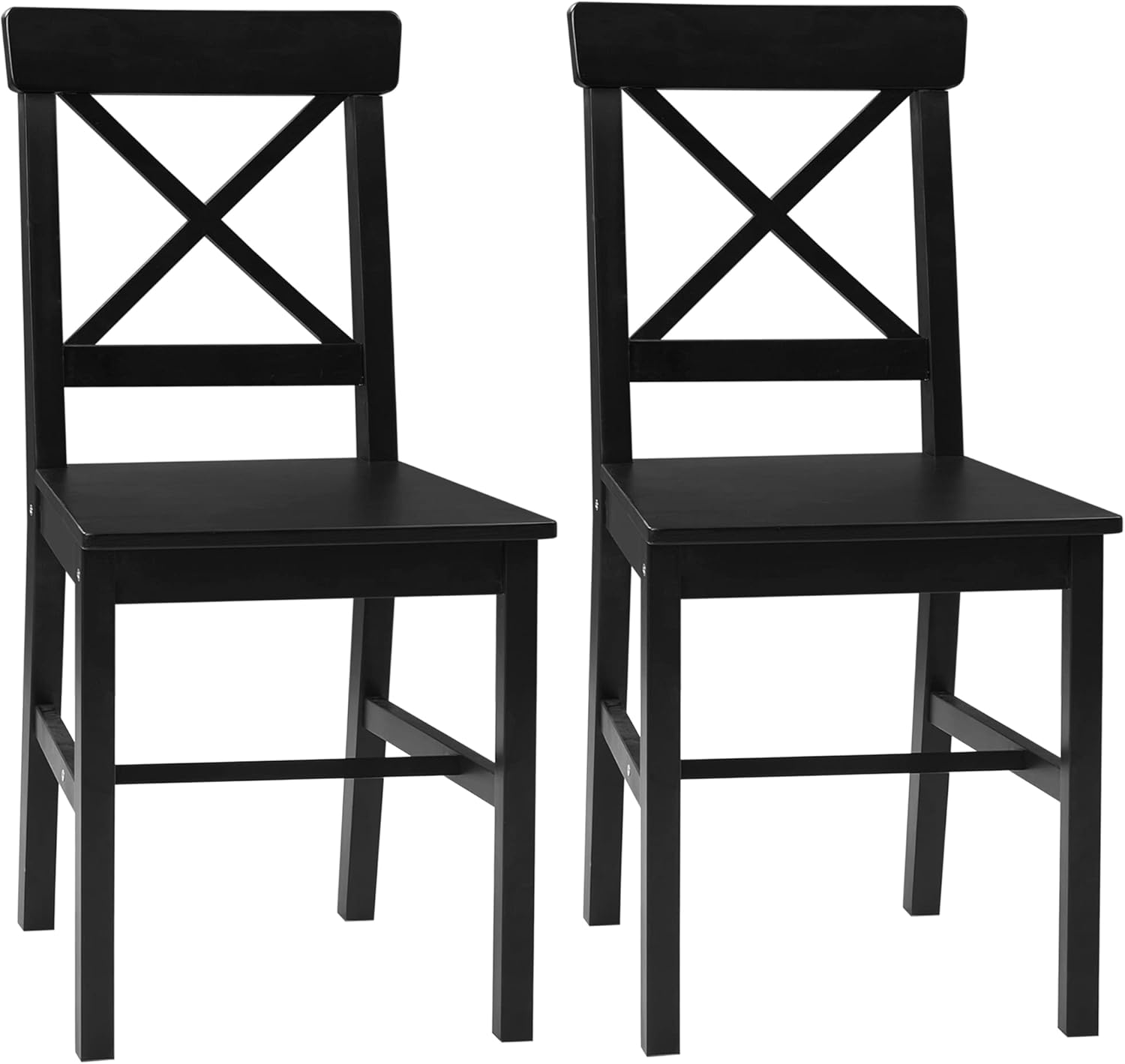 Modern Farmhouse Dining Chairs Set of 2, Wooden