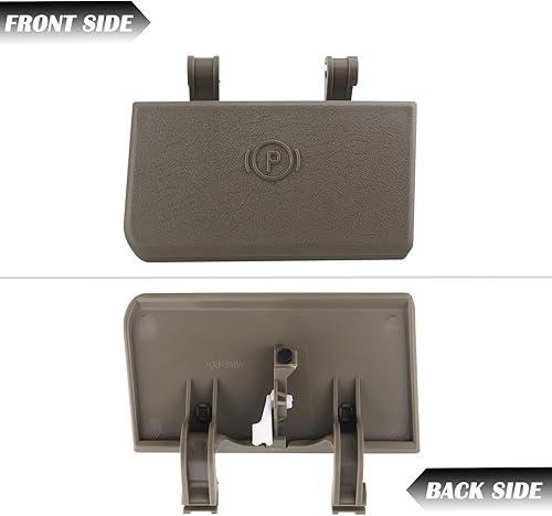 Miniatura 12 de TQPONLY 74401 Manija de liberación de freno de estacionamiento (negro) compatible con Dodge Ram 1500 2500 3500 4500 5500 camión