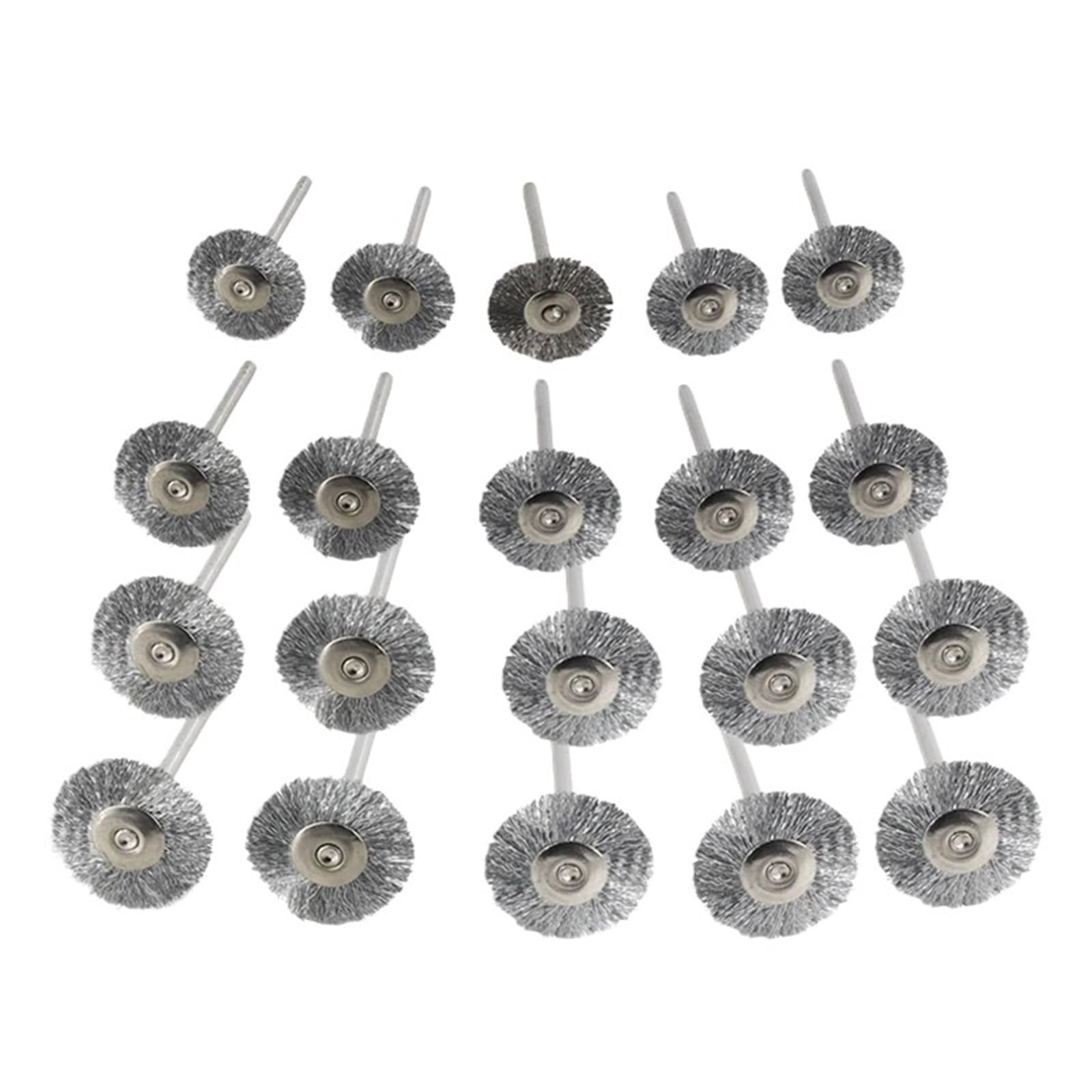 Nasadki szczotkowe do wiertarek, Tarcza ścierna wielokolorowa stal nierdzewna 22mm 10/20 szt. Szlif wiertarski(20pcs 22mm)
