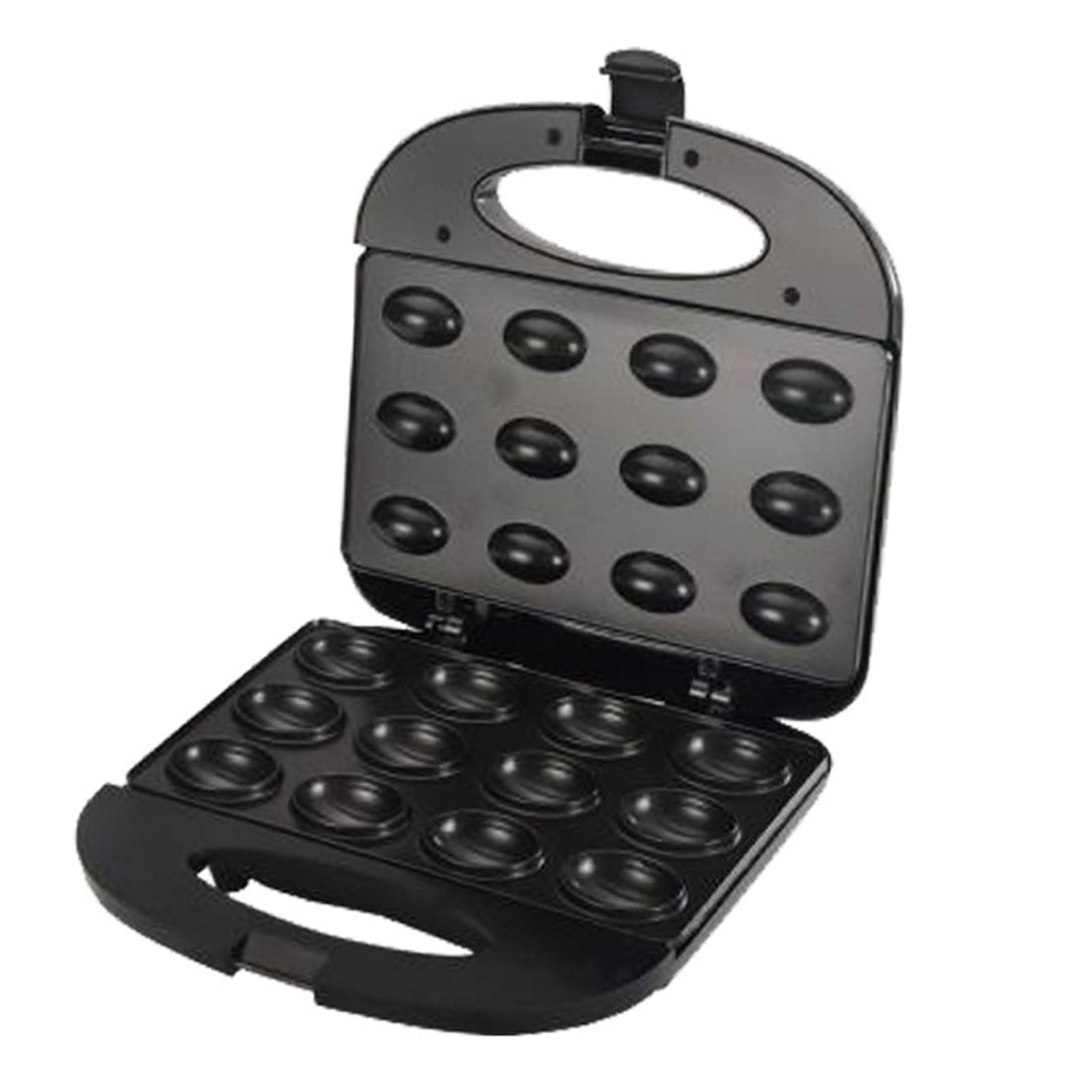 HVRFJXI Electric Walnuts Cake Waffles Maker with 12 Holes Nonstick Pastry Nut Waffles Bread Maker Kitchen Biscuits Making Tool Small Baking Breakfast Machine