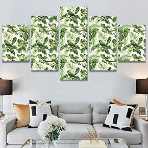 SIGNWIN 5 Panel Canvas Wall Art Modern Art...
