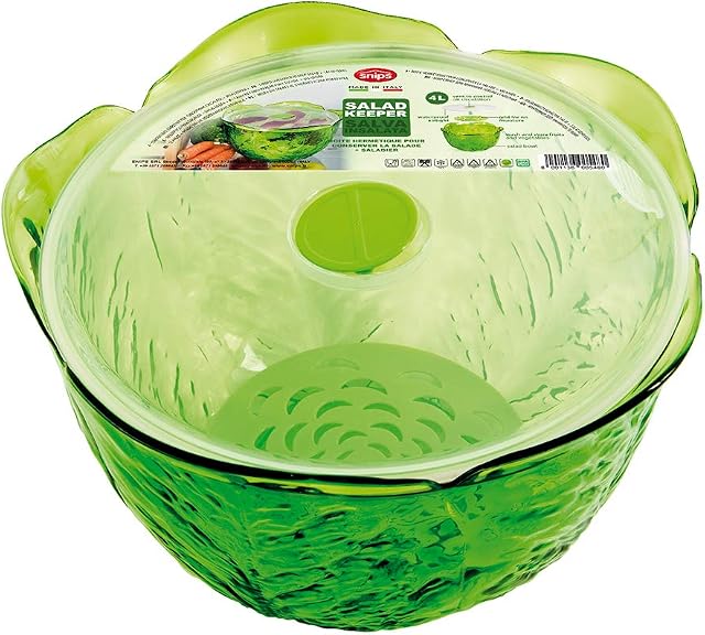 Snips 020420 Save Salad, Green, 24.5 x 24.5 x 15.5 cm