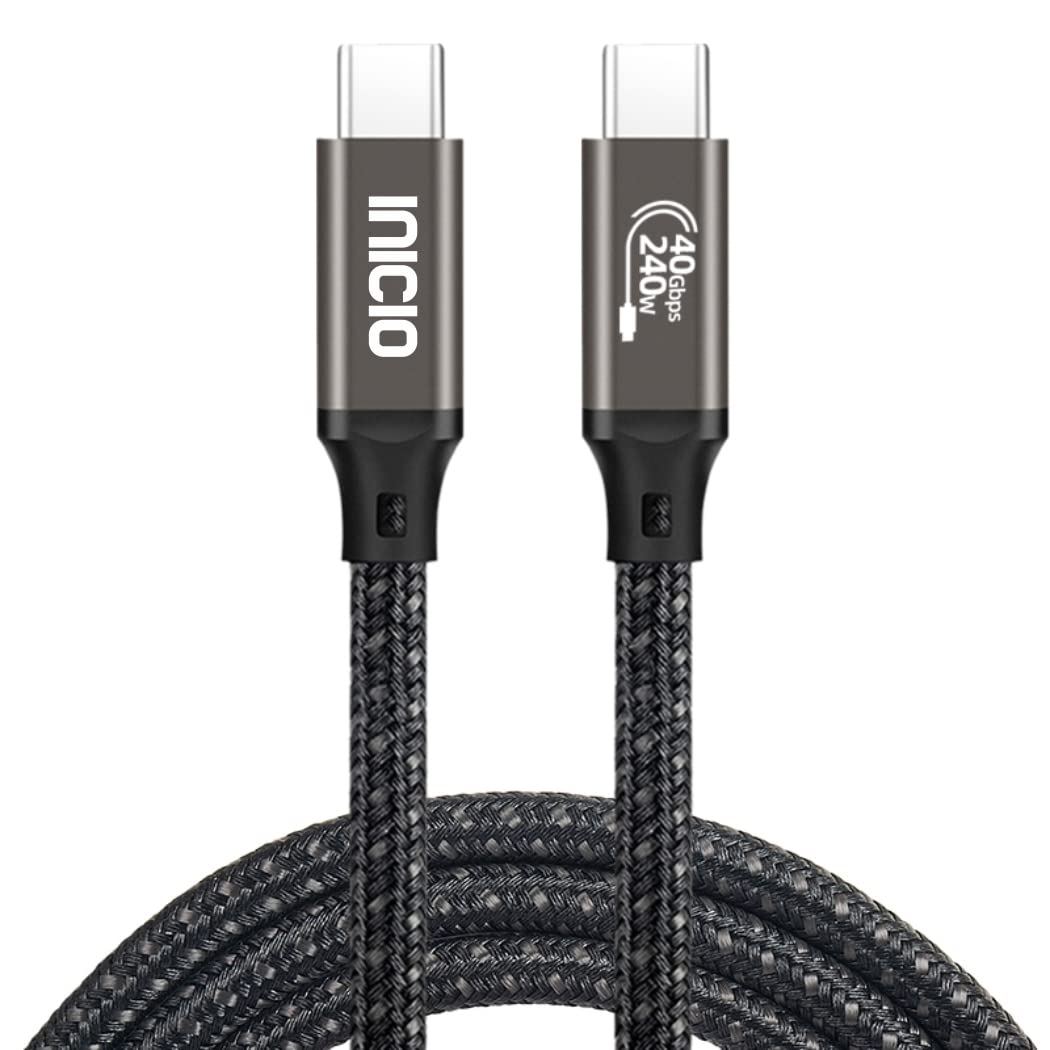 INICIO IF Certified USB4 Cable For Thunderbolt [ 240W PD Charging, 8K@60Hz Dual 4K@60Hz, 40Gbps Data ] USB-C 3.2 3.1 For Thunderbolt 4/3 Docks eGPU Type C Monitor MacBook iPad Pro Air M1 M2 [1.2m] (B0C6QQDGK9) Amazon Price History, Amazon Price Tracker