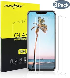 NONZERS Protector de Pantalla para Huawei Mate 20 Lite,[3 Unidades] Cristal Templado para Huawei Mate 20 Lite,Premium HD Vidrio Templado,Anti-Rasgu