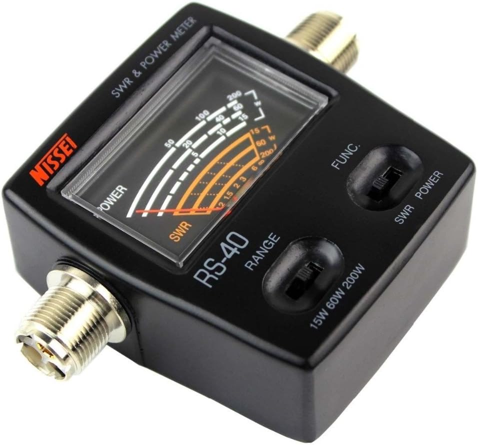 Nissei RS 40 V/UHF 200W SWR & Power Meter (140-150 & 430-450mhz)