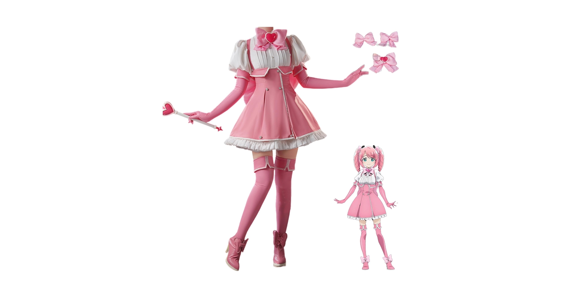 コスプレ衣装 5237 Amazon.co.jp: 魔法少女にあこがれて コスプレ 花菱はるか